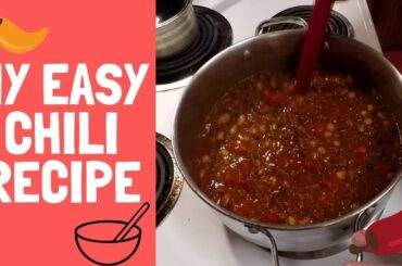 My Chili Recipe Cook With Me