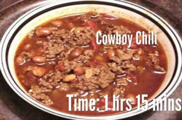 Cowboy Chili Recipe