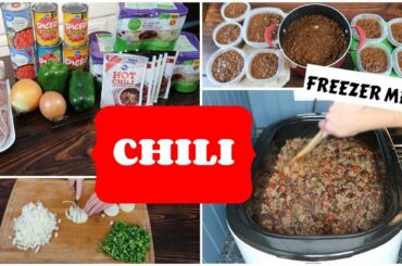 CHILI | FREEZER MEAL PREP