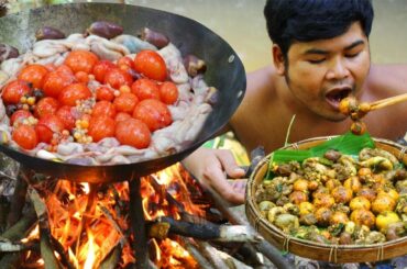 Cooking Red Egg for food - Cook red duck egg with Chili n Basil