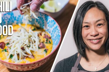 So Flavourful White Bean TURKEY CHILI | Instant Pot