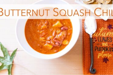 BUTTERNUT SQUASH CHILI, perfect for holiday season! This is our favorite vanlife recipe