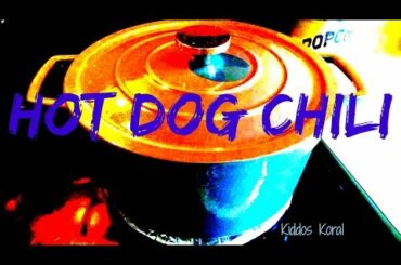 Hot Dog Chili Recipe
