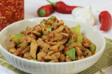 Chicken Stir Fry With Chopped Chili Sauce (剁椒鸡丁)