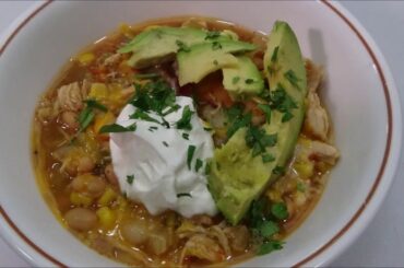 Slow Cooker White Chicken Chili