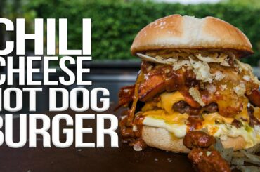 Chili Cheese Hot Dog Burger | SAM THE COOKING GUY 4K