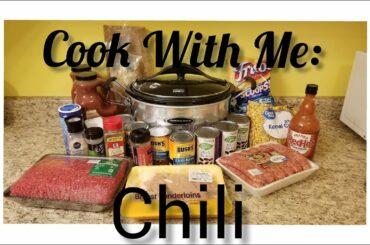 Cook With Me: Chili