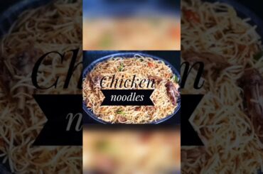 Easy and tasty chicken noodles recipe