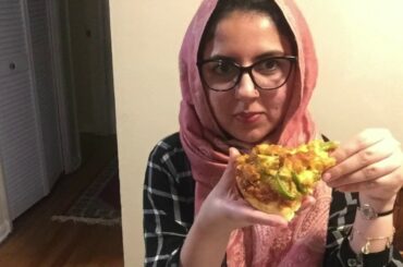 pizza recipe: dough, topping,sauce from scratch|pakistani lifestyle|mav vlogs|usa vlogs