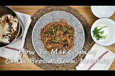 FAST AF Spicy noodles, sesame, fermented chili broad bean sauce | WHOLE FOOD PLANT-BASED VEGAN