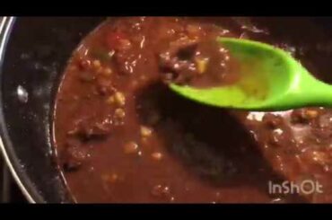 Homemade Smoky Chili with Goat meat