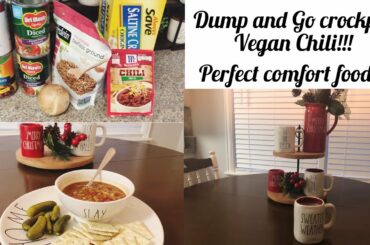 Dump and Go crockpot Chili/ Vegan