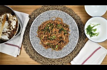 ASMR | FAST AF Spicy noodles, sesame, fermented chili broad bean | WHOLE FOOD PLANT-BASED VEGAN
