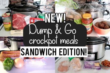 DUMP & GO CROCK POT MEALS | QUICK & EASY CROCK POT RECIPES
