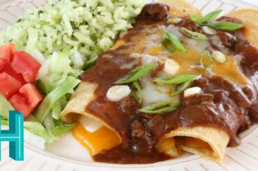 How to Make Tex-Mex Chili Cheese Enchiladas | Hilah Cooking