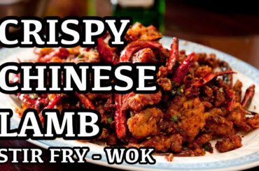 🍚 Chinese Chili Sweet Crispy Lamb Stir Fry Recipe - Asian Wok