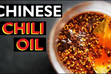 HOW TO MAKE CHILI OIL ***EASY 5 MIN RECIPE*** CHINESE HOT SAUCE (中国辣椒油)