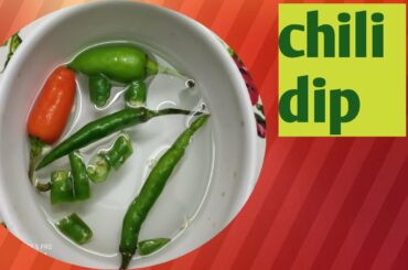 #chili dip with viniger#chinese style#amita