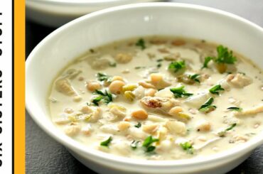 The CREAMIEST White Chicken Chili