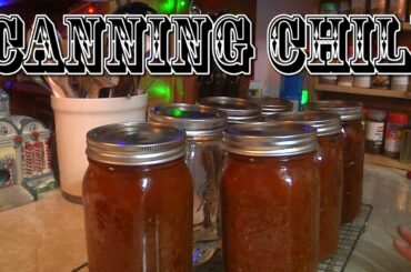 canning chili - pressure canning