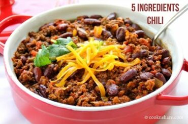 Beef Chili - 5 Ingredients