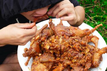 Chim cút sả ớt siêu cay | Fried Quail with Lemongrass Recipe