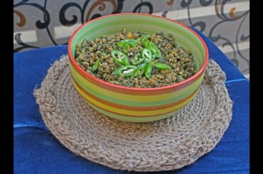 Mazedar Palak Keema recipe by Our Mommy's Kitchen.