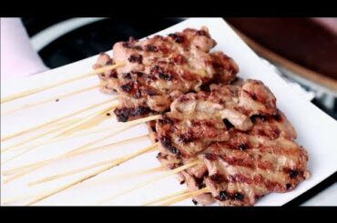 Thai BBQ Pork Skewers Recipe หมูปิ้ง  - Hot Thai Kitchen!