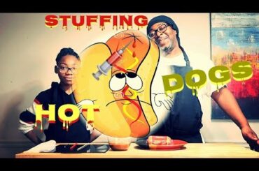 HOW TO STUFF CHILI CHEESE HOT DOGS