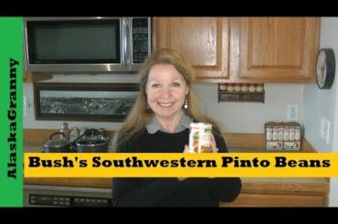 Bush's Southwestern Style Pinto Beans Review- Pantry Recipe Southwest Chicken and Pinto Beans