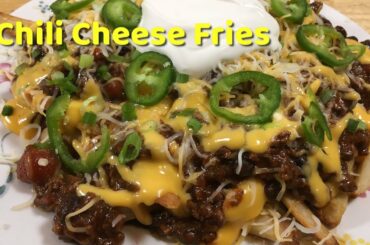 Chili Cheese Fries / Chili Cheese Fries Recipe / Easy Chili Recipe