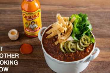 WHEAT BEER CHILI WITH MEXICAN CHOCOLATE