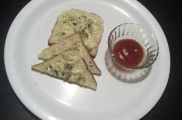 Chili Garlic Toast -Tea Time Snack Recipe - by { Cook with Samreen }