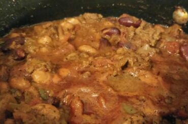 Beefy Chili with Beans --Take 2, Finished Product