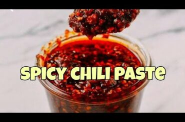 HOW TO COOK SPICY CHILI PASTE #spicychili #garlicchili