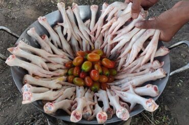 Best Chicken Feet Stir Fry Grape Tomato | Kdeb Cooking