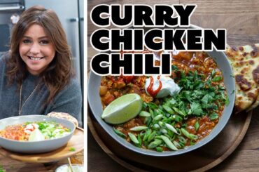 Rachael Ray Makes Curry Chicken Chili | Food Network