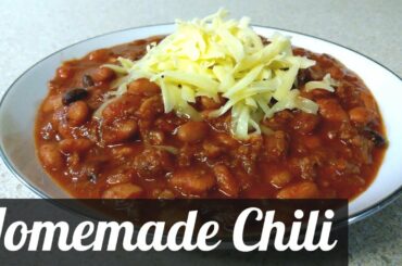 Organic Homemade Chili Recipe - Easy Crock pot Slow Cooker Meal
