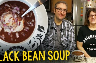 Recipe: Easy Black Bean Soup (Vegan, Oil-Free, Plant-Based)