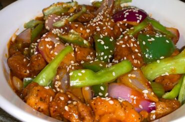 Chicken chili dry restaurant style very tasty quick and easy recipe for Urdu and Hindi