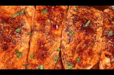 Sweet Chili Lime Salmon | Let's Eat Cuisine
