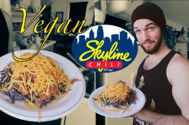 Vegan Skyline Cincinnati Chili 3-Way