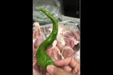 Baking Chicken Legs with Long Hot 🥵 Chili 🌶 /Pinay in New Jersey