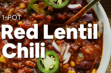 1-Pot Red Lentil Chili | Minimalist Baker Recipes