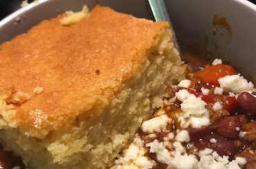 Simple Chili and Homemade Cornbread Recipe