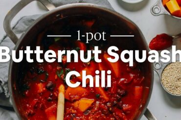 1-Pot Butternut Squash Chili | Minimalist Baker