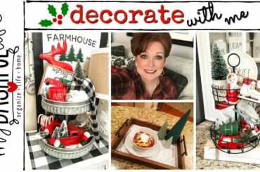 DECORATE WITH ME Christmas Tiered Trays Christmas Card Exchange Decocrated & Chili Freezer Recipe