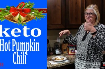 KETO Hot Pumpkin Chili //   Keto what I ate in a day