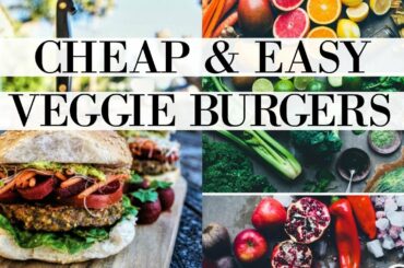 VEGGIE BURGER RECIPE | EASY & CHEAP [VEGAN]