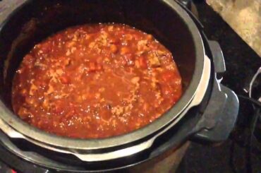 Pressure Cooker Chili
